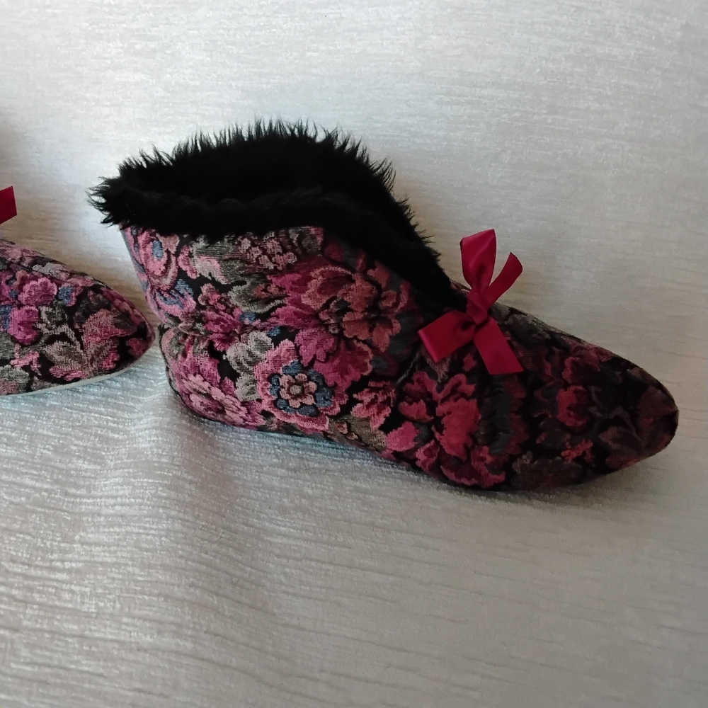 Women's 6.5 To 7.5 Ankle Booties Slippers Vintage - Picture 9 of 11